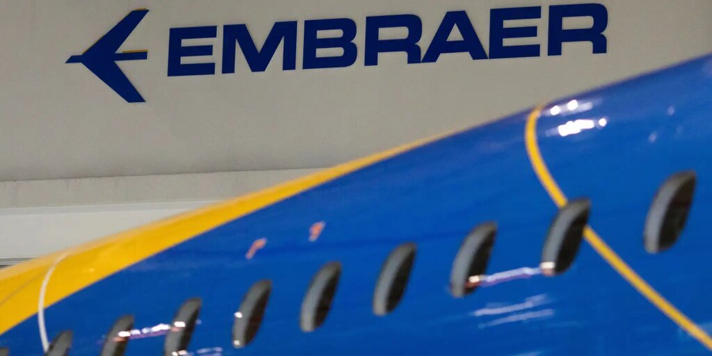 Embraer divulga recorde de vendas no primeiro trimestre de sua história.