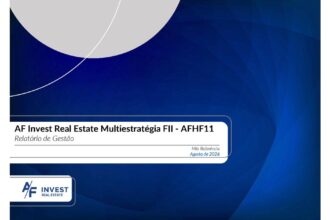 Capa do Relatório Gerencial de 08/2026 do AFHF11 (AF INVEST REAL ESTATE MULTIESTRATÉGIA FUNDO DE INVESTIMENTO IMOBILIÁRIO - RESPONSABILIDADE LIMITADA)