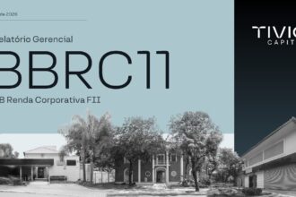 Capa do Relatório Gerencial de 08/2026 do BBRC11 (BB RENDA CORPORATIVA FUNDO DE INVESTIMENTO IMOBILIÁRIO RESPONSABILIDADE LIMITADA)