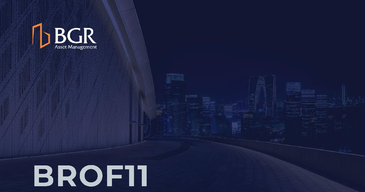 Capa do Relatório Gerencial de 08/2026 do BROF11 (BRPR CORPORATE OFFICES FUNDO DE INVESTIMENTO IMOBILIÁRIO RESPONSABILIDADE LIMITADA)