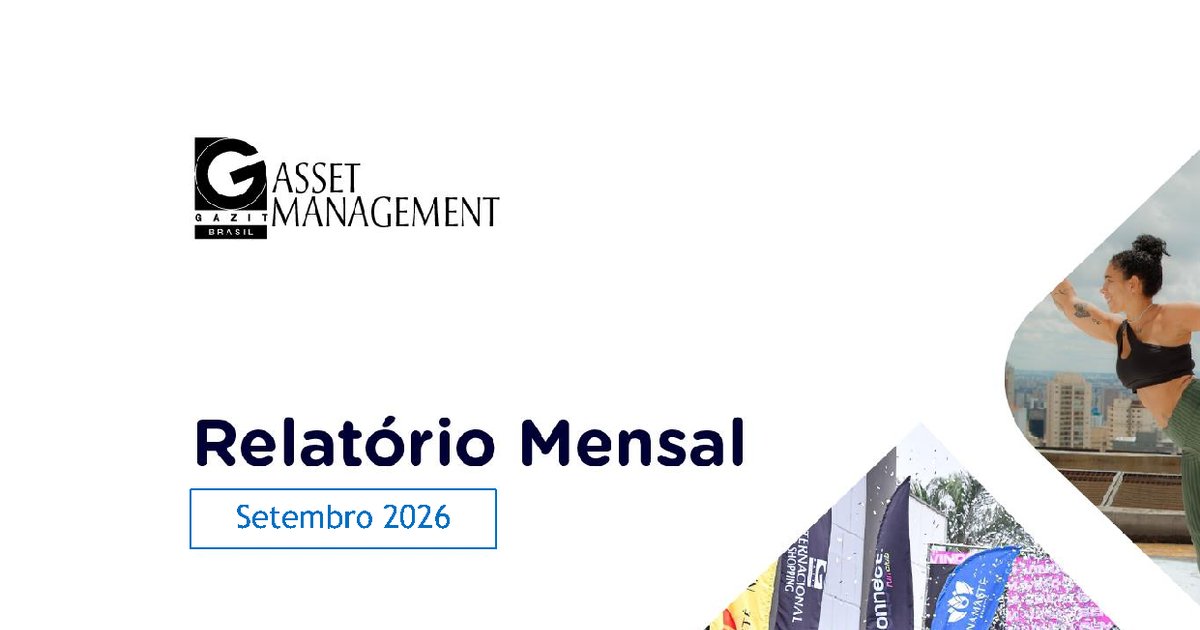 Capa do Relatório Gerencial de 09/2026 do GZIT11 (GAZIT MALLS FUNDO DE INVESTIMENTO IMOBILIÁRIO RESPONSABILIDADE LIMITADA)