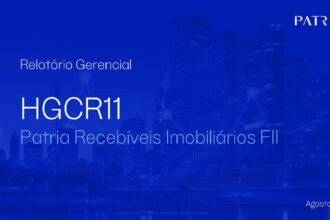 Capa do Relatório Gerencial de 08/2026 do HGCR11 (PÁTRIA RECEBÍVEIS IMOBILIÁRIOS - FUNDO DE INVESTIMENTO IMOBILIÁRIO - RESPONSABILIDADE LIMITADA)