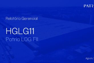 Capa do Relatório Gerencial de 08/2026 do HGLG11 (PÁTRIA LOG - FUNDO DE INVESTIMENTO IMOBILIÁRIO - RESPONSABILIDADE LIMITADA)