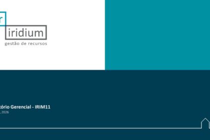 Capa do Relatório Gerencial de 08/2026 do IRIM11 (IRIDIUM FUNDO DE INVESTIMENTO IMOBILIÁRIO RESPONSABILIDADE LIMITADA)