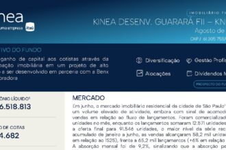 Capa do Relatório Gerencial de 08/2026 do KNGR11 (KINEA DESENVOLVIMENTO GUARARÁ FUNDO DE INVESTIMENTO IMOBILIÁRIO RESPONSABILIDADE LIMITADA)