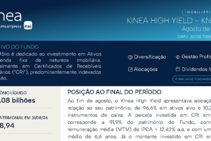 Capa do Relatório Gerencial de 08/2026 do KNHY11 (KINEA HIGH YIELD CRI FUNDO DE INVESTIMENTO IMOBILIÁRIO RESPONSABILIDADE LIMITADA)
