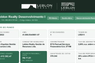 Capa do Relatório Gerencial de 06/2026 do LRDI11 (LEBLON REALTY DESENVOLVIMENTO I FUNDO DE INVESTIMENTO IMOBILIÁRIO RESPONSABILIDADE LIMITADA)