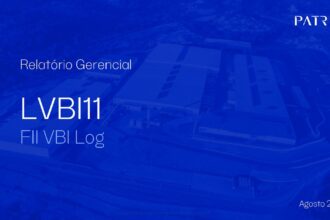 Capa do Relatório Gerencial de 08/2026 do LVBI11 (FUNDO DE INVESTIMENTO IMOBILIÁRIO VBI LOGÍSTICO - RESPONSABILIDADE LIMITADA)