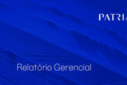 Capa do Relatório Gerencial de 08/2026 do PLCA11 (PATRIA CREDITO AGRO FI NAS CADEIAS PRODUTIVAS DO AGRONEGOCIO - FIAGRO - RESP LIMITADA)