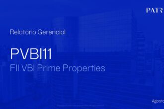 Capa do Relatório Gerencial de 08/2026 do PVBI11 (FUNDO DE INVESTIMENTO IMOBILIÁRIO VBI PRIME PROPERTIES - RESPONSABILIDADE LIMITADA)