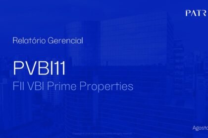 Capa do Relatório Gerencial de 08/2026 do PVBI11 (FUNDO DE INVESTIMENTO IMOBILIÁRIO VBI PRIME PROPERTIES - RESPONSABILIDADE LIMITADA)