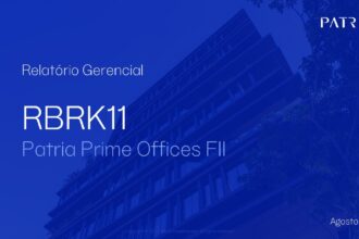 Capa do Relatório Gerencial de 08/2026 do RBRK11 (PATRIA PRIME OFFICES - FUNDO DE INVESTIMENTO IMOBILIÁRIO RESPONSABILIDADE LIMITADA)