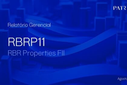Capa do Relatório Gerencial de 08/2026 do RBRP11 (FUNDO DE INVESTIMENTO IMOBILIÁRIO PATRIA PROPERTIES - FII RESPONSABILIDADE LIMITADA)