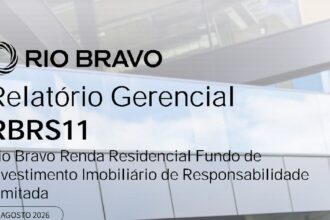 Capa do Relatório Gerencial de 08/2026 do RBRS11 (RIO BRAVO RENDA RESIDENCIAL FUNDO DE INVESTIMENTO IMOBILIÁRIO DE RESPONSABILIDADE LIMITADA)