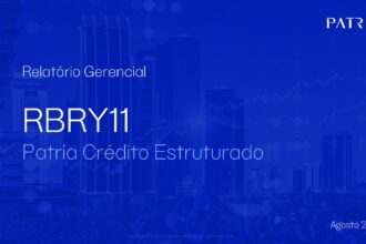 Capa do Relatório Gerencial de 08/2026 do RBRY11 (FUNDO DE INVESTIMENTO IMOBILIÁRIO PATRIA CRÉDITO IMOBILIÁRIO ESTRUTURADO RESPONSABILIDADE LIMITADA)