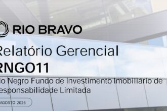 Capa do Relatório Gerencial de 08/2026 do RNGO11 (RIO NEGRO FUNDO DE INVESTIMENTO IMOBILIÁRIO DE RESPONSABILIDADE LIMITADA)