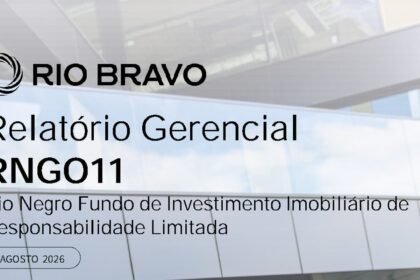 Capa do Relatório Gerencial de 08/2026 do RNGO11 (RIO NEGRO FUNDO DE INVESTIMENTO IMOBILIÁRIO DE RESPONSABILIDADE LIMITADA)