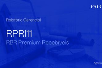 Capa do Relatório Gerencial de 08/2026 do RPRI11 (RBR PREMIUM RECEBÍVEIS IMOBILIÁRIOS FUNDO DE INVESTIMENTO IMOBILIÁRIO RESPONSABILIDADE LIMITADA)