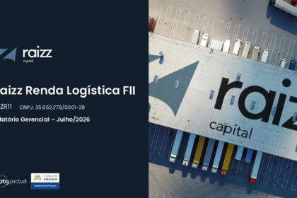 Capa do Relatório Gerencial de 07/2026 do RZZR11 (RAIZZ RENDA LOGÍSTICA FUNDO DE INVESTIMENTO IMOBILIÁRIO RESPONSABILIDADE LIMITADA)