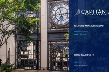 Capa do Relatório Gerencial de 05/2026 do SHPP11 (SHOPPING PÁTIO PAULISTA FUNDO DE INVESTIMENTO IMOBILIÁRIO RESPONSABILIDADE LIMITADA)