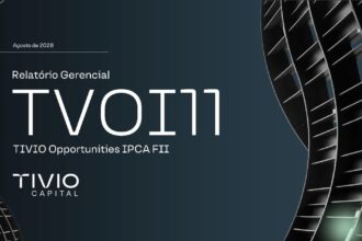 Capa do Relatório Gerencial de 08/2026 do TVOI11 (TIVIO OPPORTUNITIES IPCA - FUNDO DE INVESTIMENTO IMOBILIÁRIO - RESPONSABILIDADE LIMITADA)