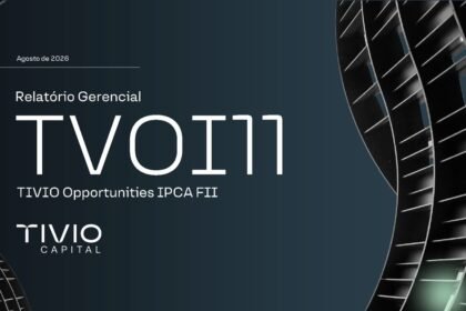 Capa do Relatório Gerencial de 08/2026 do TVOI11 (TIVIO OPPORTUNITIES IPCA - FUNDO DE INVESTIMENTO IMOBILIÁRIO - RESPONSABILIDADE LIMITADA)