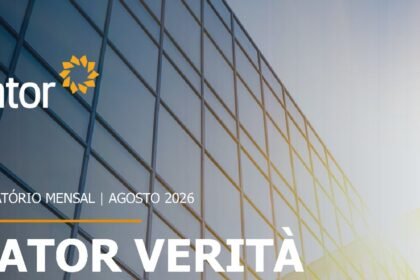 Capa do Relatório Gerencial de 08/2026 do VRTA11 (FATOR VERITA FUNDO DE INVESTIMENTO IMOBILIARIO)