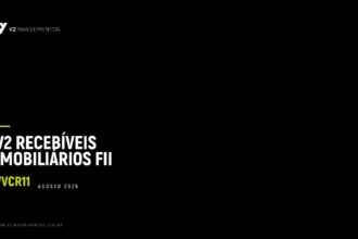 Capa do Relatório Gerencial de 08/2026 do VVCR11 (V2 RECEBÍVEIS IMOBILIÁRIOS FUNDO DE INVESTIMENTO IMOBILIÁRIO RESPONSABILIDADE LIMITADA)