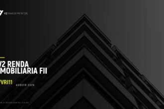 Capa do Relatório Gerencial de 08/2026 do VVRI11 (V2 RENDA IMOBILIÁRIA FUNDO DE INVESTIMENTO IMOBILIÁRIO RESPONSABILIDADE LIMITADA)