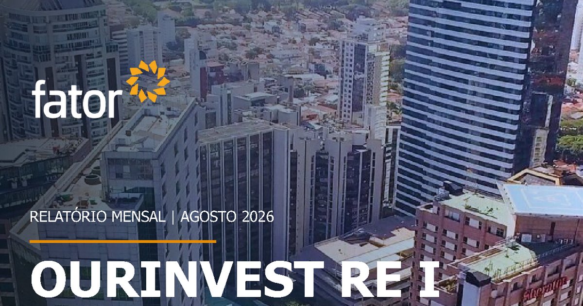 Capa do Relatório Gerencial de 08/2026 do WTSP11 (FUNDO DE INVESTIMENTO IMOBILIÁRIO OURINVEST RE I - RESPONSABILIDADE LIMITADA)