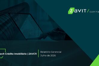 Capa do Relatório Gerencial de 07/2026 do ZAVC11 (ZAVIT CRÉDITO IMOBILIÁRIO FUNDO DE INVESTIMENTO IMOBILIÁRIO - RESPONSABILIDADE LIMITADA)
