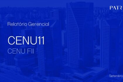 Capa do Relatório Gerencial de 09/2026 do CENU11 (CENU - FUNDO DE INVESTIMENTO IMOBILIÁRIO RESPONSABILIDADE LIMITADA)