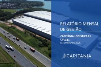 Capa do Relatório Gerencial de 09/2026 do CPLG11 (CAPITÂNIA LOGÍSTICA FUNDO DE INVESTIMENTO IMOBILIÁRIO - RESPONSABILIDADE LIMITADA)