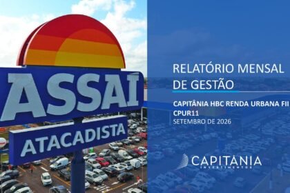 Capa do Relatório Gerencial de 09/2026 do CPUR11 (CAPITÂNIA HBC RENDA URBANA FUNDO DE INVESTIMENTO IMOBILIÁRIO RESPONSABILIDADE LIMITADA)