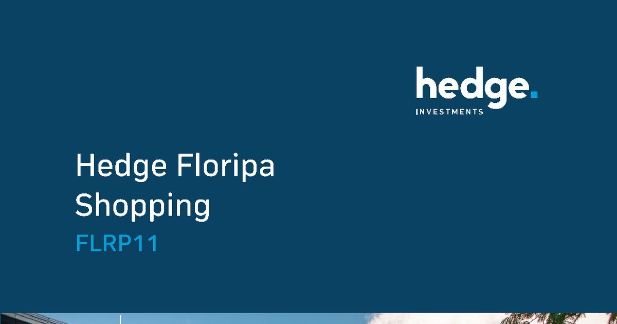 Capa do Relatório Gerencial de 09/2026 do FLRP11 (HEDGE FLORIPA SHOPPING FUNDO DE INVESTIMENTO IMOBILIÁRIO DE RESPONSABILIDADE LIMITADA)