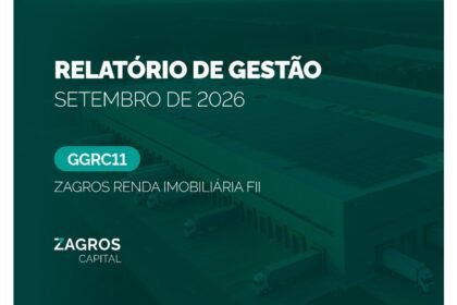 Capa do Relatório Gerencial de 09/2026 do GGRC11 (ZAGROS RENDA IMOBILIÁRIA FUNDO DE INVESTIMENTO IMOBILIÁRIO RESPONSABILIDADE LIMITADA)