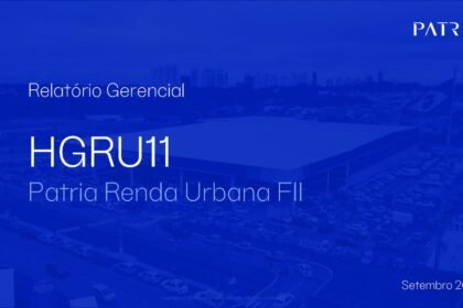 Capa do Relatório Gerencial de 09/2026 do HGRU11 (PÁTRIA RENDA URBANA - FUNDO DE INVESTIMENTO IMOBILIÁRIO - RESPONSABILIDADE LIMITADA)