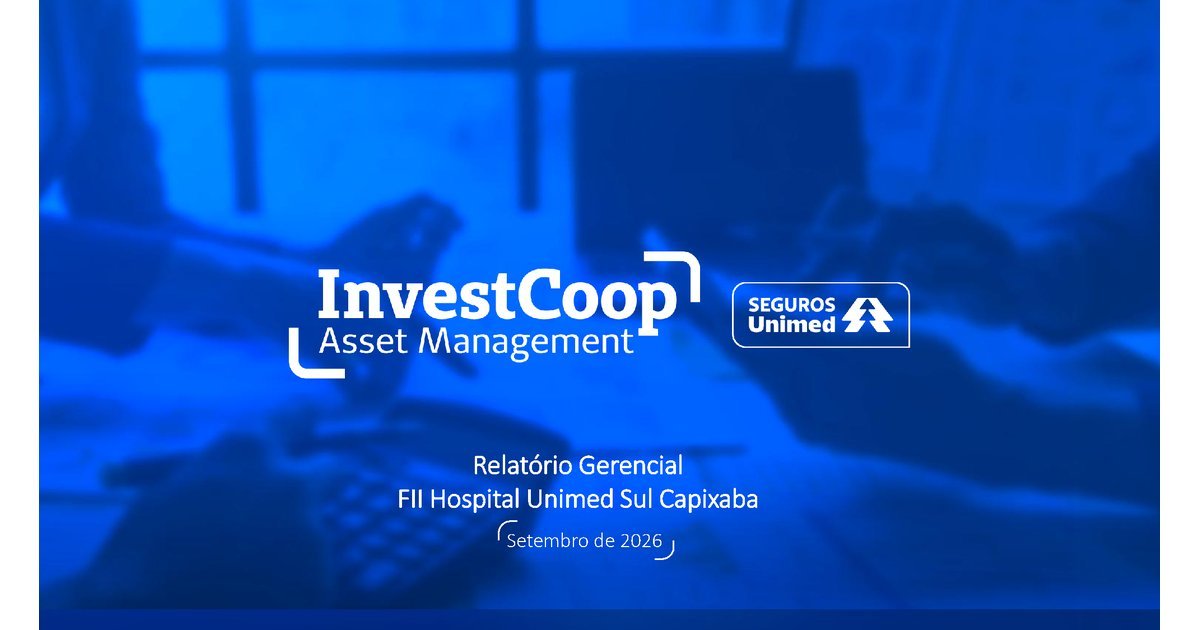 Capa do Relatório Gerencial de 09/2026 do HUSC11 (FUNDO DE INVESTIMENTO IMOBILIARIO HOSPITAL UNIMED SUL CAPIXABA)