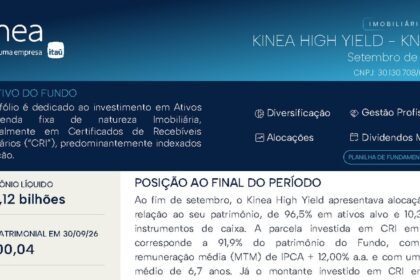 Capa do Relatório Gerencial de 09/2026 do KNHY11 (KINEA HIGH YIELD CRI FUNDO DE INVESTIMENTO IMOBILIÁRIO RESPONSABILIDADE LIMITADA)