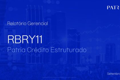 Capa do Relatório Gerencial de 09/2026 do RBRY11 (FUNDO DE INVESTIMENTO IMOBILIÁRIO PATRIA CRÉDITO IMOBILIÁRIO ESTRUTURADO RESPONSABILIDADE LIMITADA)