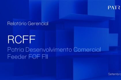 Capa do Relatório Gerencial de 09/2026 do RCFF11 (PATRIA DESENVOLVIMENTO COMERCIAL FEEDER FOF - FUNDO DE INVESTIMENTO IMOBILIÁRIO RL)