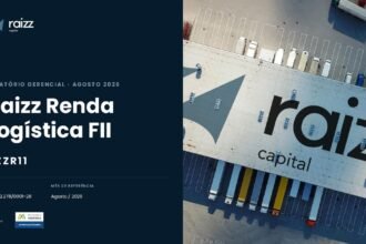 Capa do Relatório Gerencial de 08/2026 do RZZR11 (RAIZZ RENDA LOGÍSTICA FUNDO DE INVESTIMENTO IMOBILIÁRIO RESPONSABILIDADE LIMITADA)