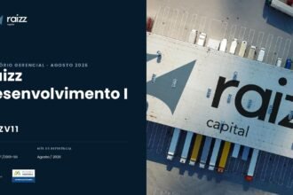 Capa do Relatório Gerencial de 08/2026 do RZZV11 (RAIZZ DESENVOLVIMENTO I FUNDO DE INVESTIMENTO IMOBILIÁRIO - FII RESPONSABILIDADE LIMITADA)