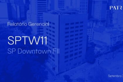 Capa do Relatório Gerencial de 09/2026 do SPTW11 (SP DOWNTOWN FUNDO DE INVESTIMENTO IMOBILIÁRIO - FII)