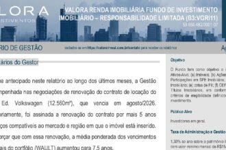 Capa do Relatório Gerencial de 08/2026 do VGRI11 (VALORA RENDA IMOBILIÁRIA FUNDO DE INVESTIMENTO IMOBILIÁRIO RESPONSABILIDADE LIMITADA)