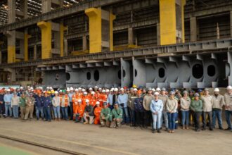 Estaleiro no RS começa a construir navios encomendados pela Transpetro