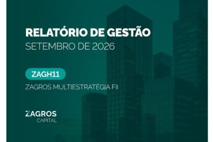 Capa do Relatório Gerencial de 09/2026 do ZAGH11 (ZAGROS MULTIESTRATÉGIA FUNDO DE INVESTIMENTO IMOBILIÁRIO RESPONSABILIDADE LIMITADA)